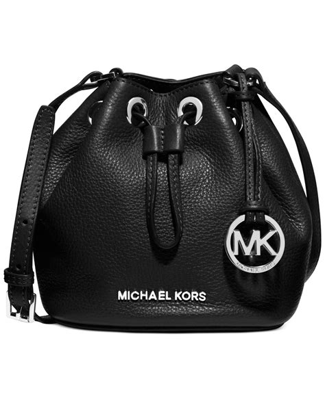 michael kors drawstring crossbody bag|Michael Kors studded leather handbags.